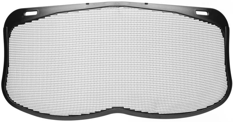 Visière grillagée, métal